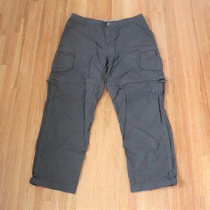 Womens REI Sahara Convertible Pants Gray Petite Short